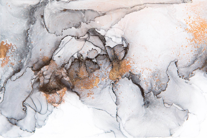 Фотошпалери чб Fluid art