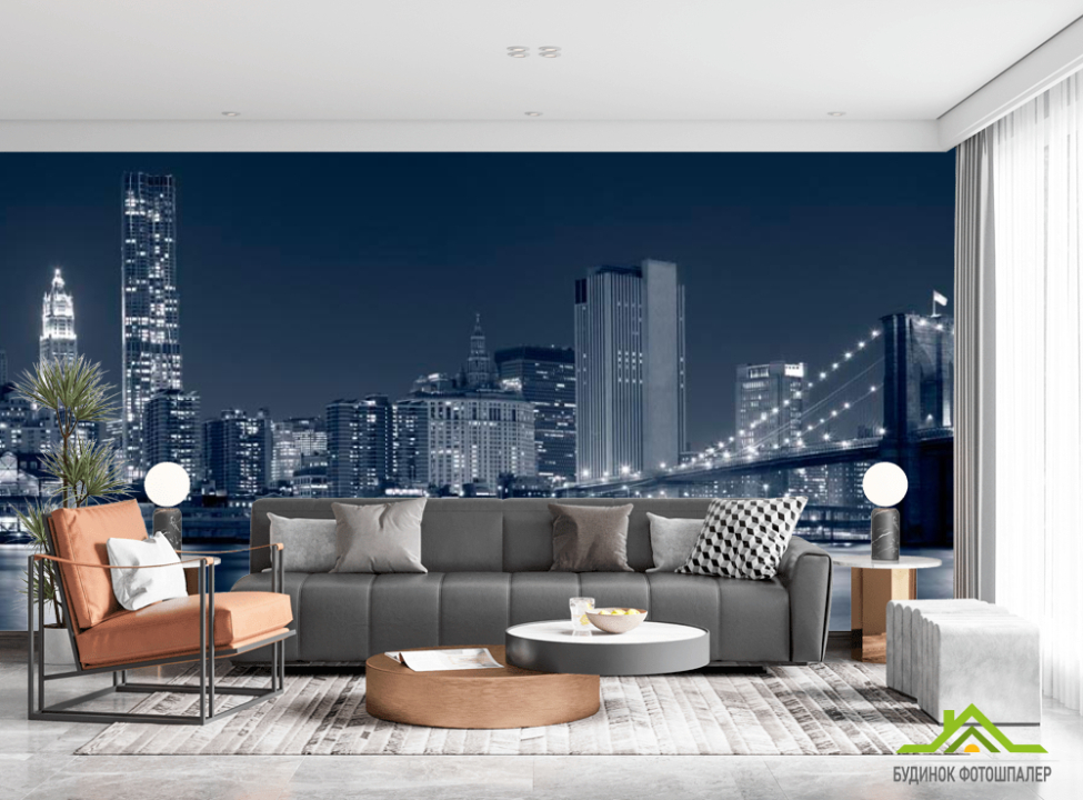 выбрать Фотошпалери Міст в сірому Фотошпалери Місто на стіну