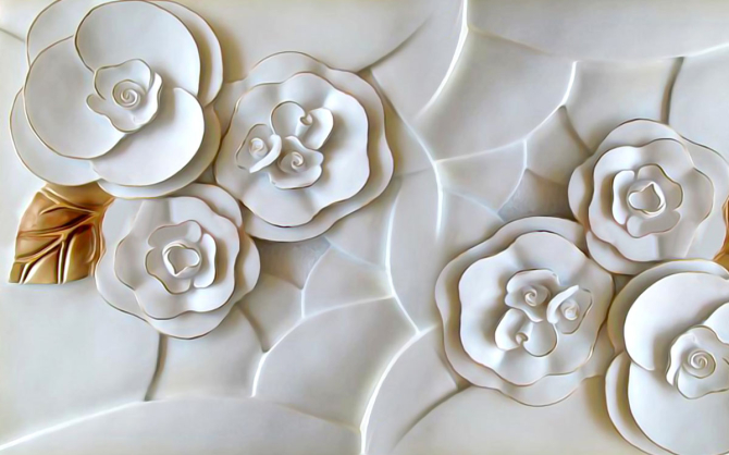 Фотошпалери 3Д квіти