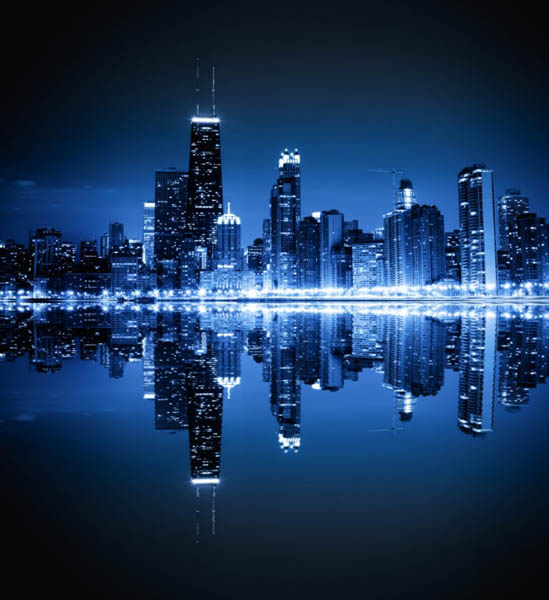 Фотообои ночной город