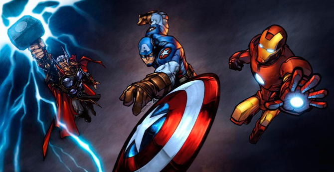 Фотошпалери Месники. Частина 1.