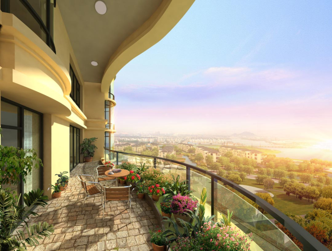 Фотошпалери вид з тераси