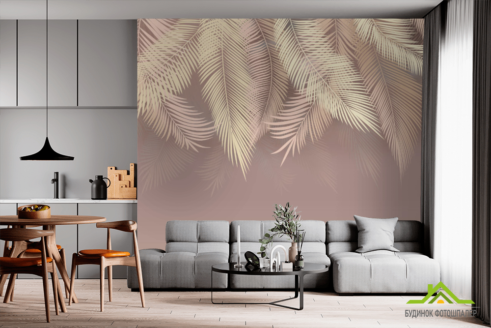 Фотошпалери Графічні пальмове листя