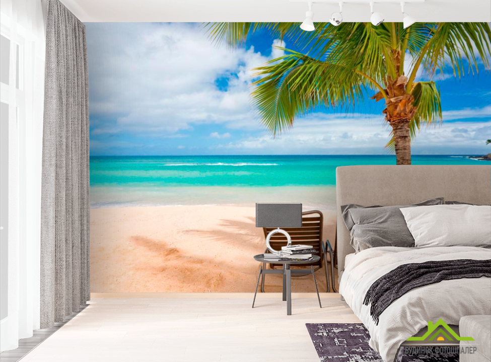 выбрать Фотообои Шезлонги на Мальдивах Фотообои мальдивы на стену