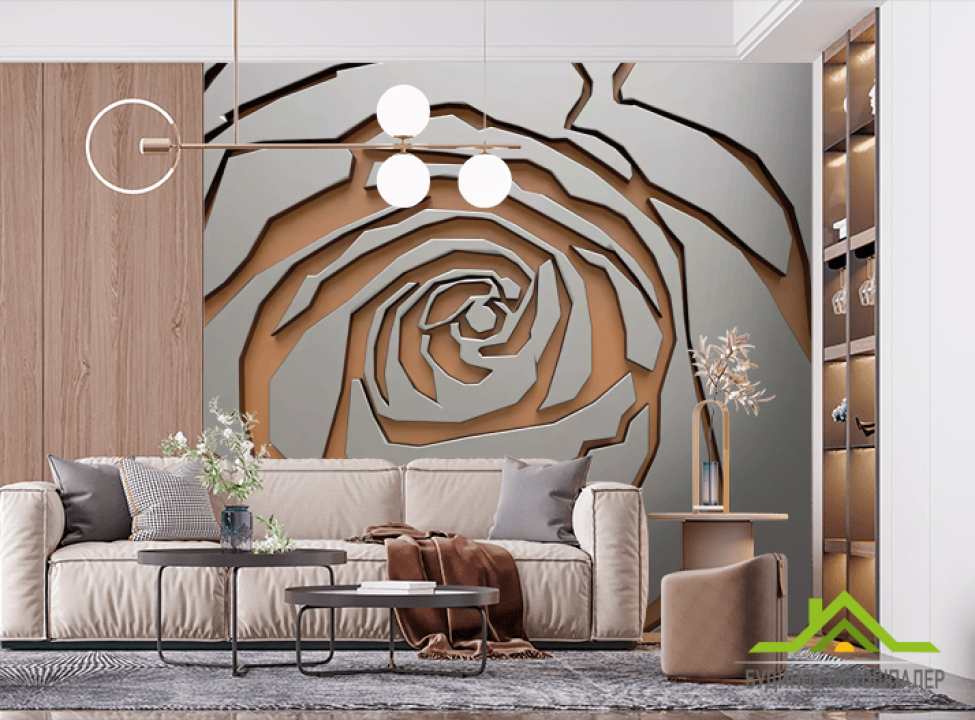 выбрать Фотошпалери Фреска озеро з лебедями Фотошпалери 3Д на стіну