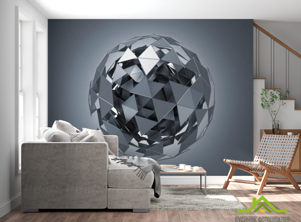 выбрать Фотошпалери 3Д куля Фотообої по стилю на стіну