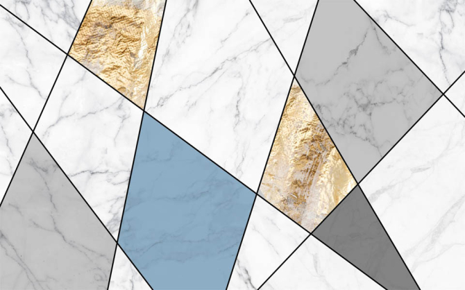 Фотошпалери Мармурова геометрія