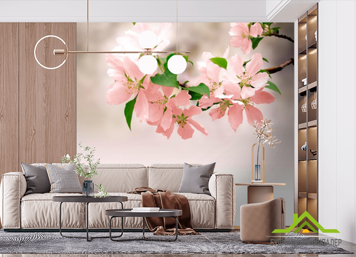 Фотошпалери Ніжно-рожеві квітки