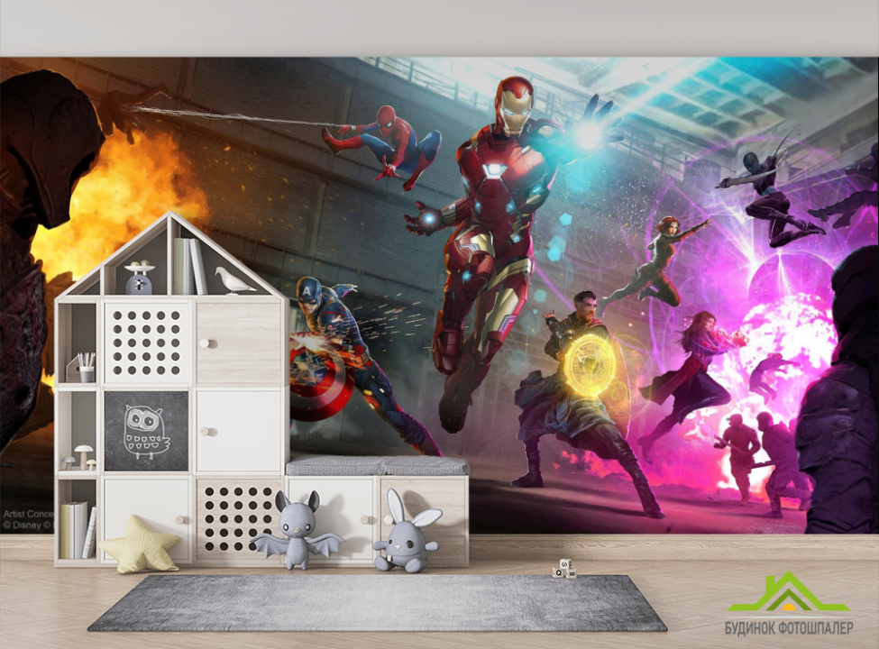 выбрать Фотообои Супергерои Фотообои в детскую на стену