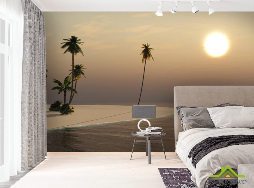 выбрать Фотошпалери вечір на острові Фотошпалери Природа на стіну
