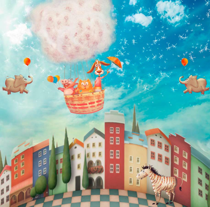 Фотообои Городок