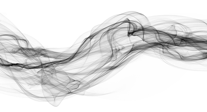 Фотошпалери ЧБ Абстрактний дим