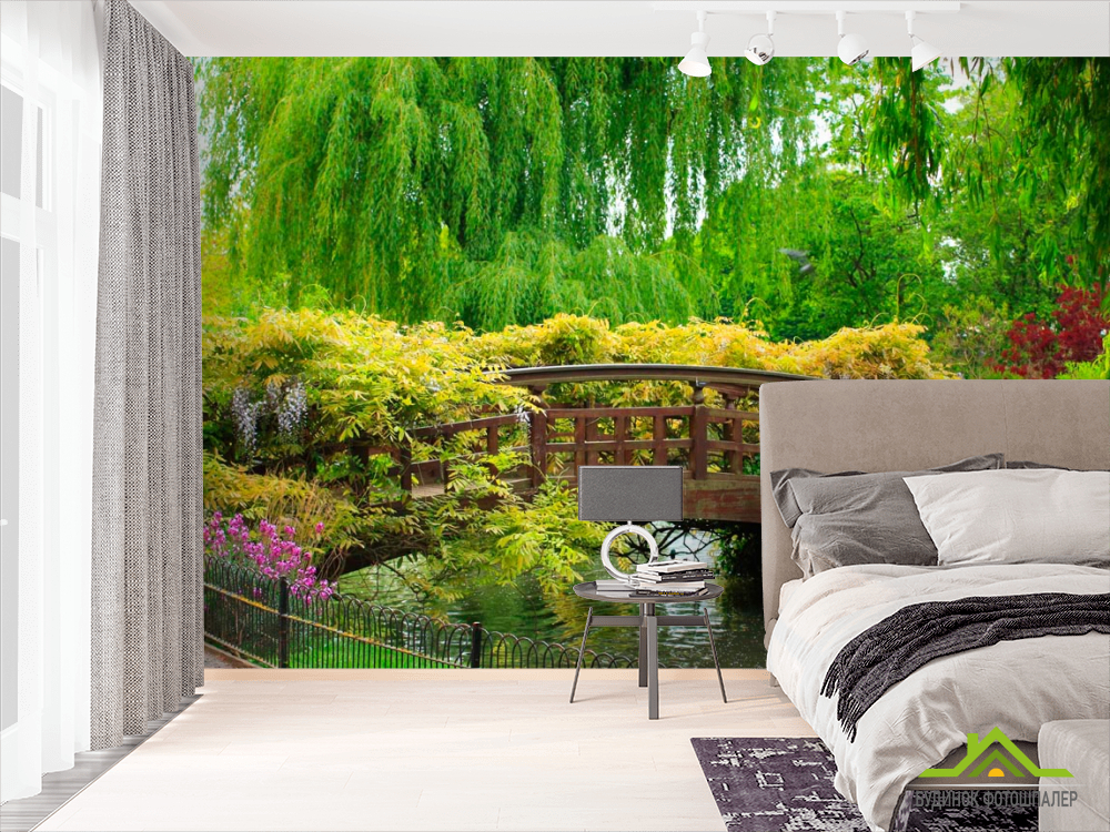 Фотошпалери Міст через водойму