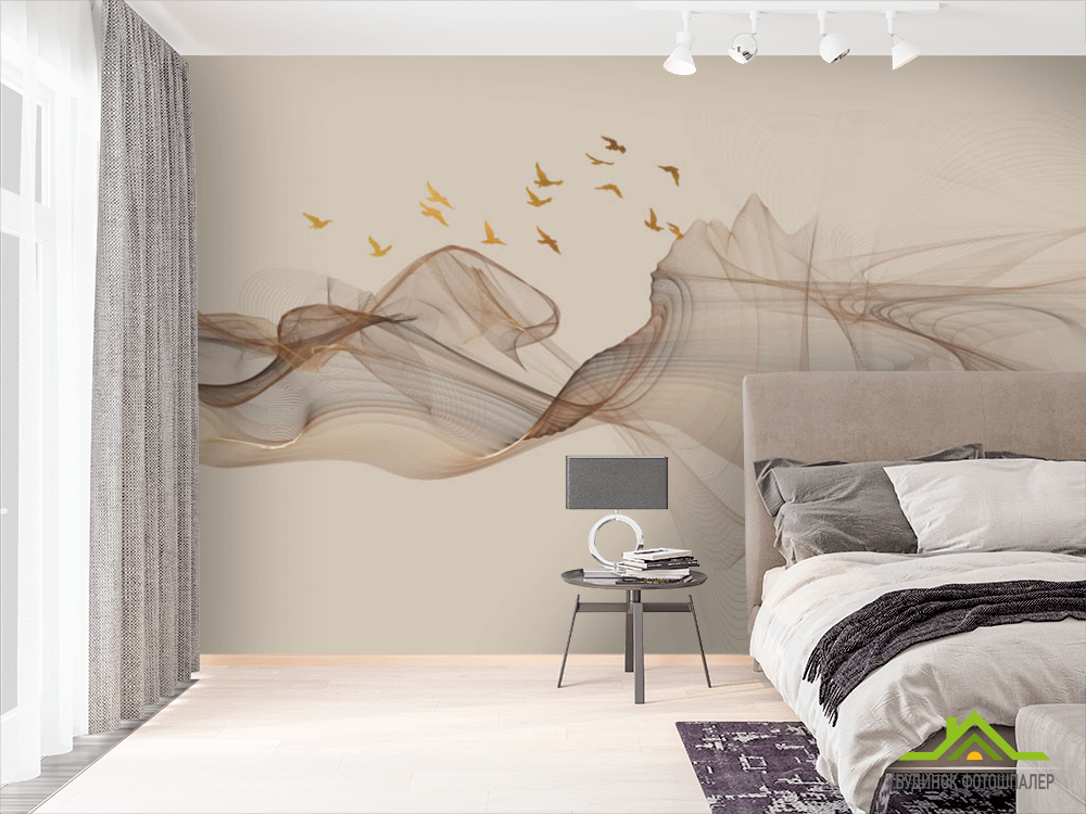 Фотообои Коричневая абстракция