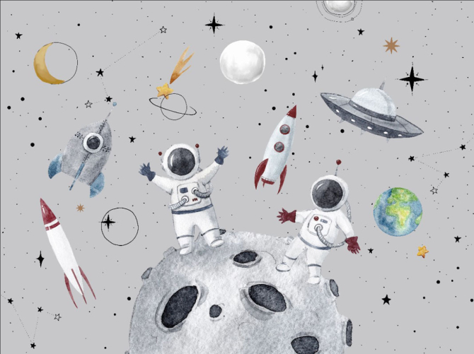 Фотошпалери дитяча карта світу