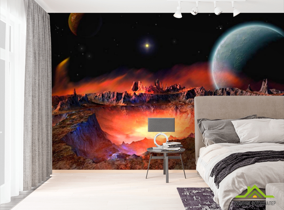 выбрать Фотошпалери Кратер Фотошпалери Космос на стіну