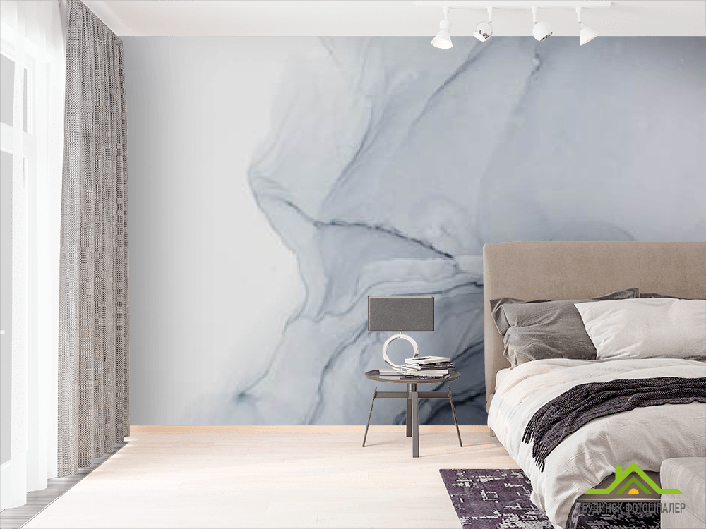 Фотошпалери Fluid art сірий