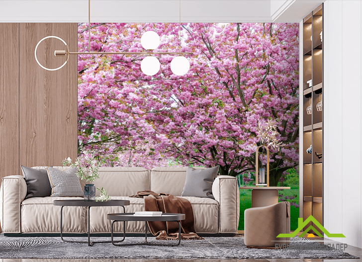 Фотообои Цветущие вишни