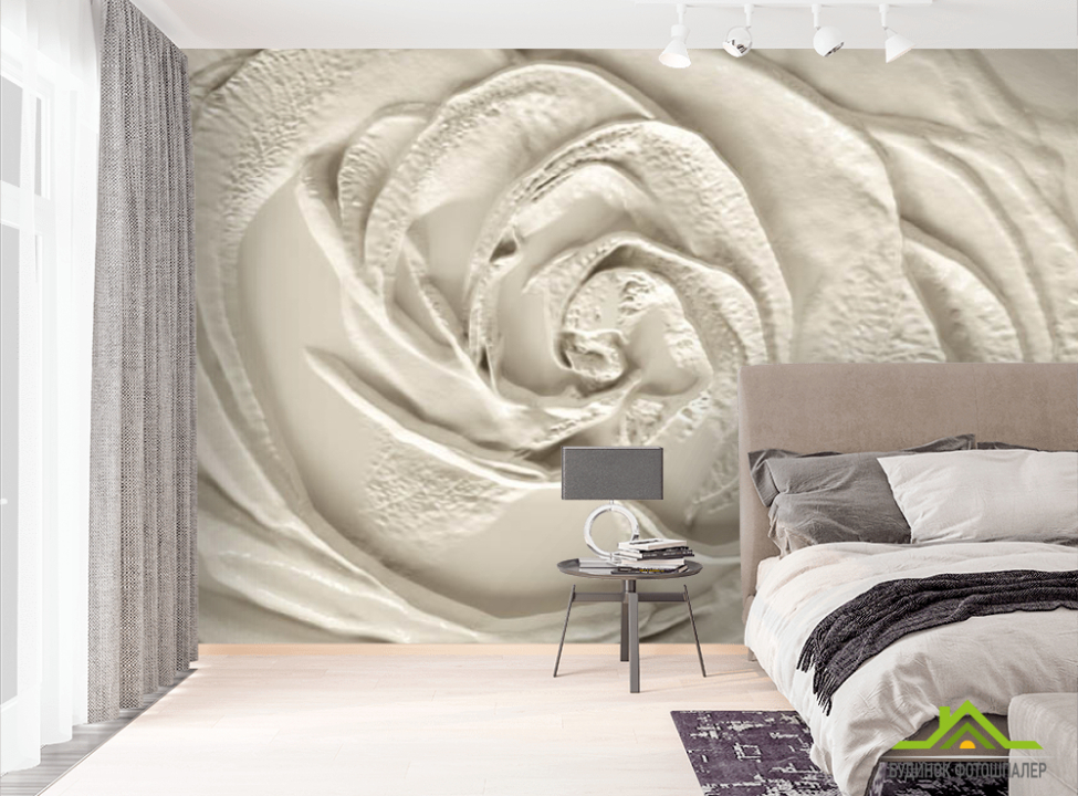 выбрать Фотошпалери Бутон троянди мазками Фотошпалери різні на стіну