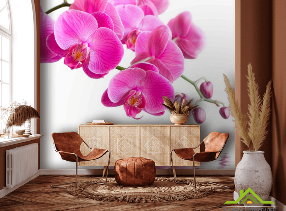 выбрать Фотошпалери Орхідеї малинові Фотошпалери Квіти на стіну