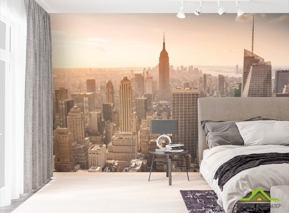 выбрать Фотообои Современный Манхеттен Фотообои Город на стену