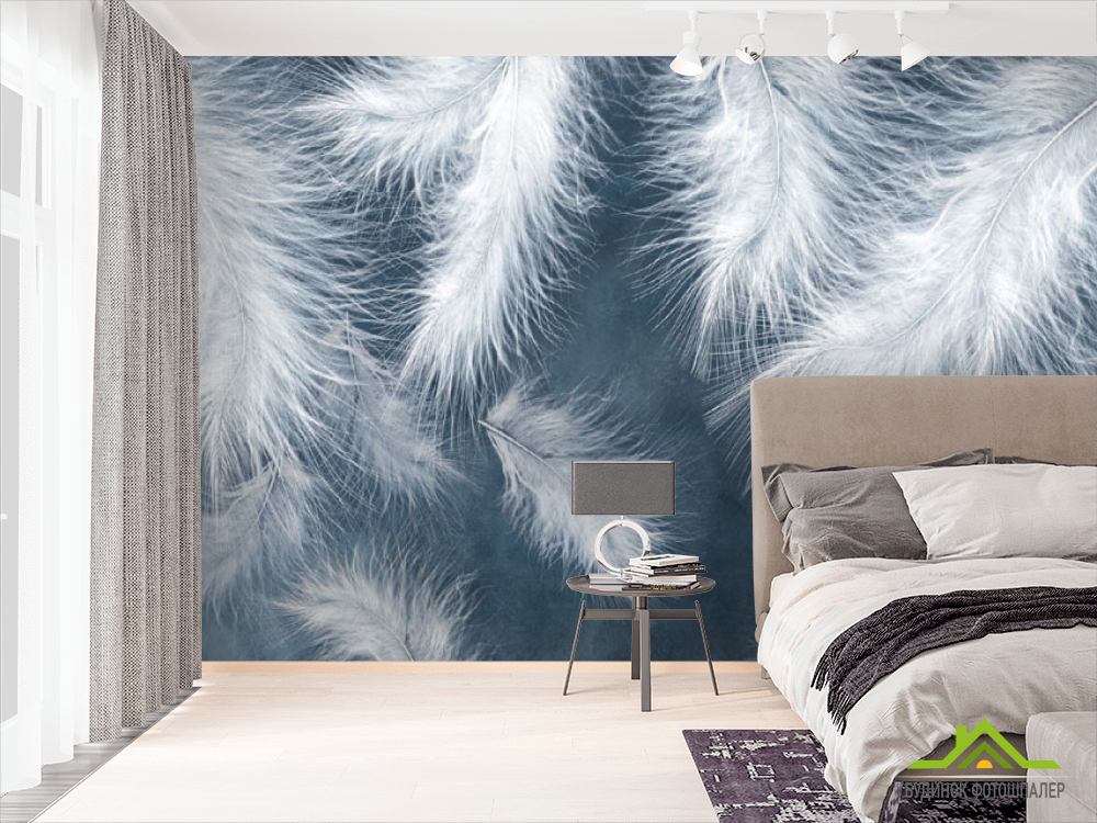 Фотошпалери пір'я