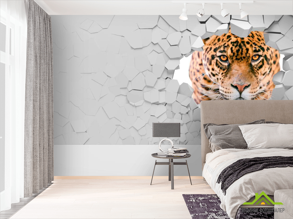 Фотошпалери 3 д тигр