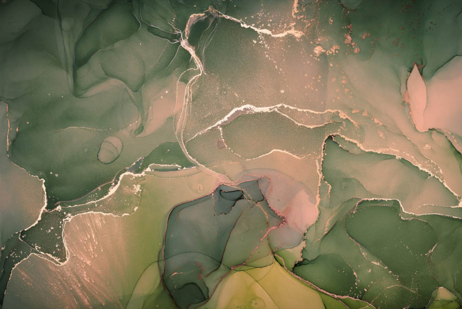 Фотошпалери Бірюзовий флюїд