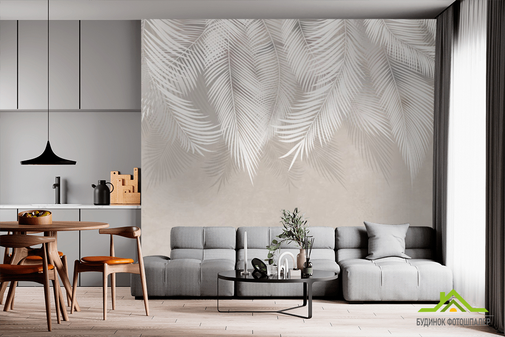 Фотообои тропические листья