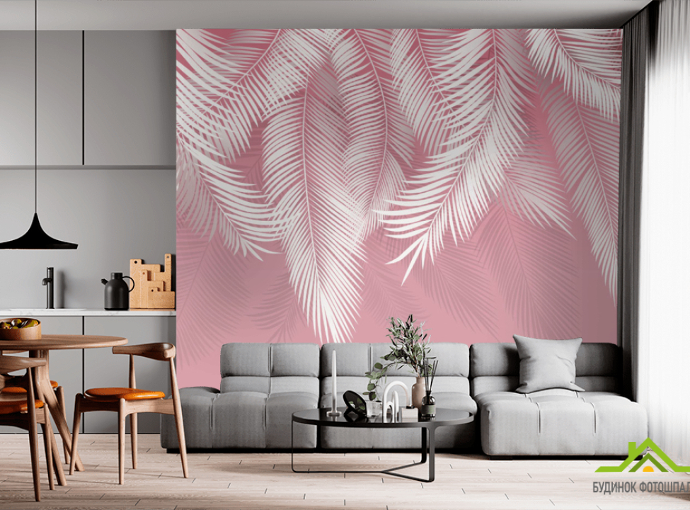 выбрать Фотообои листья лучший декор Фотообои Дизайнерские листья на стену