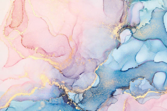 Фотошпалери Рожевий fluid art