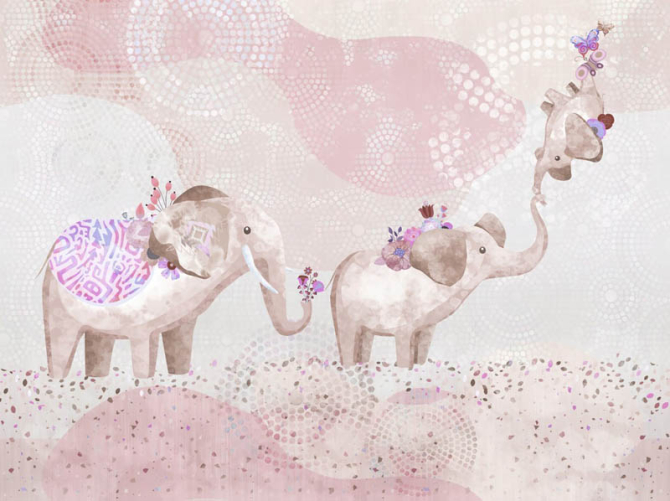 Фотошпалери слони