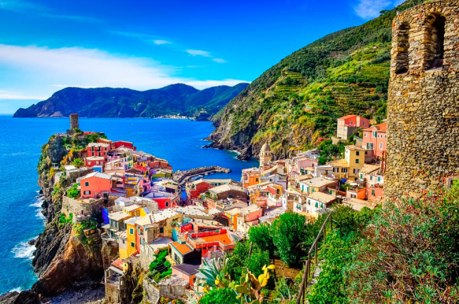 Фотошпалери Чинкве Терре, Италия