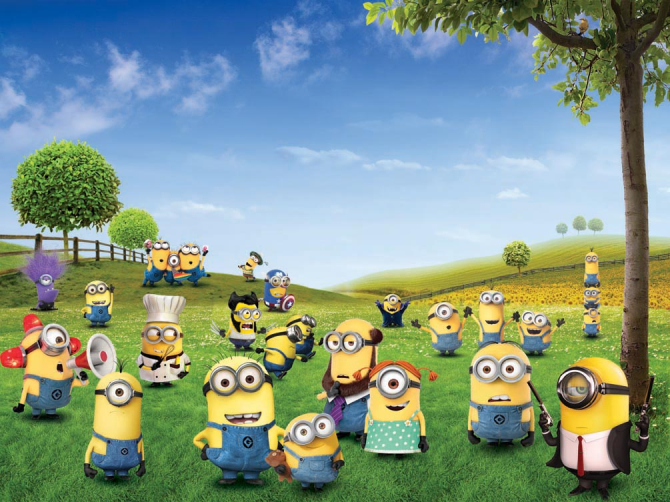 Фотошпалери Міньйони