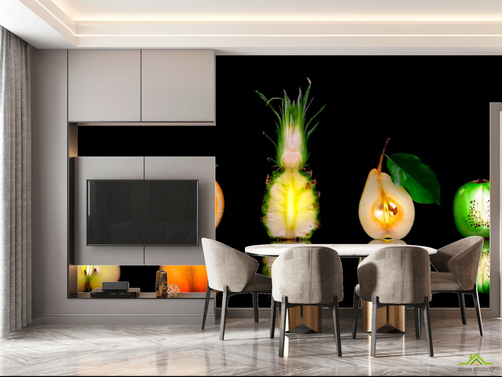 Фотообои в кухню Фрукты