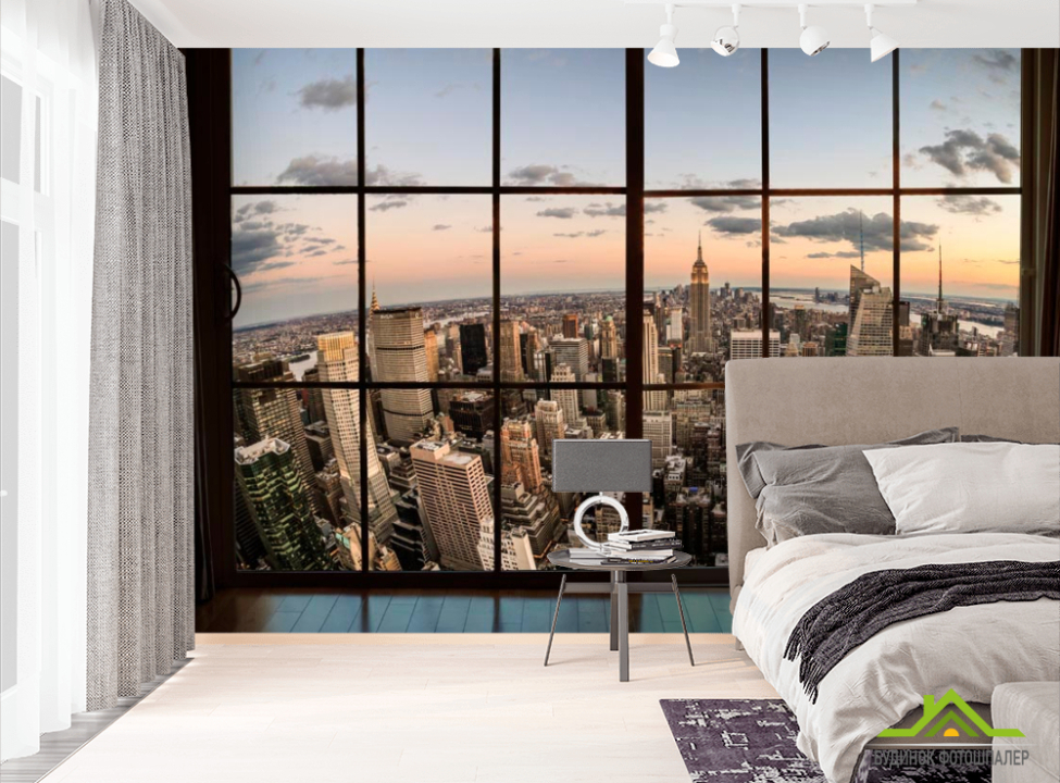 выбрать Фотошпалери Вид з вікна Фотошпалери Вид з вікна на стіну