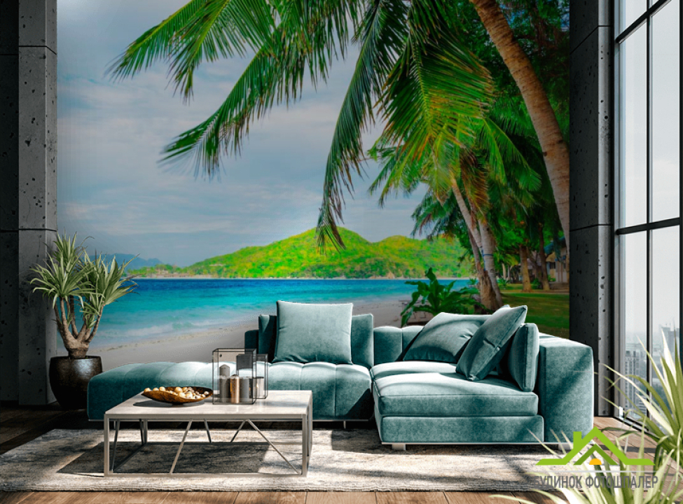выбрать Фотообои Пальмы и пляж Фотообои Пляж на стену