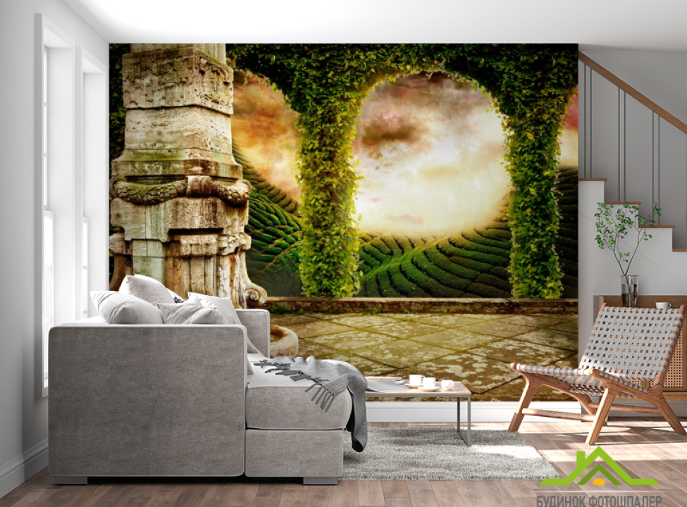 выбрать Фотошпалери Колона в саду Фотошпалери Фрески на стіну