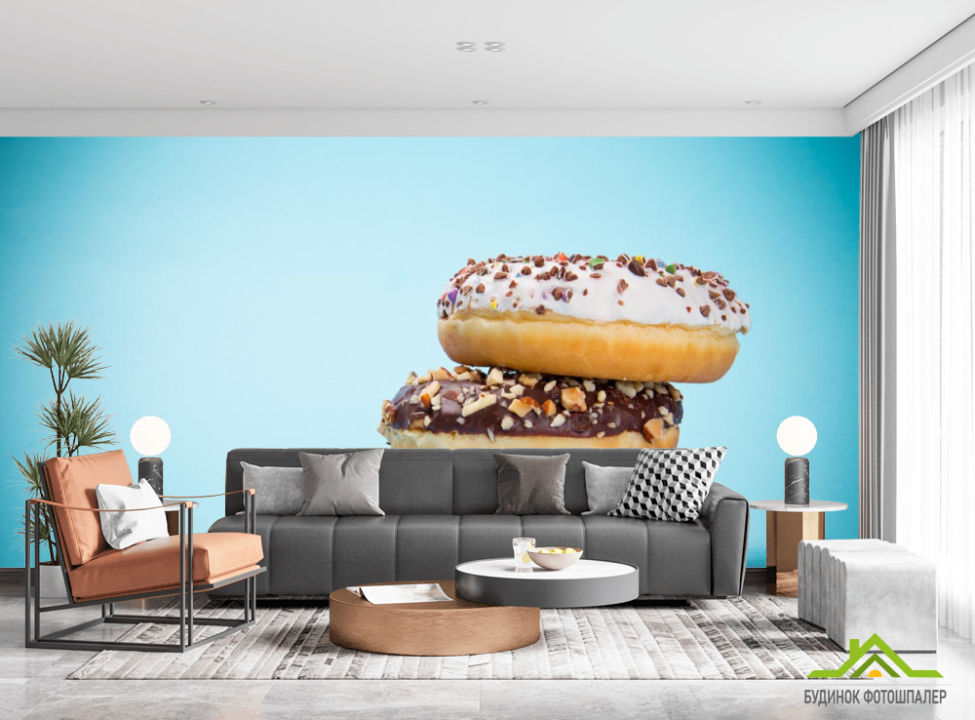 выбрать Фотообои пончики Фотообои Еда и напитки на стену