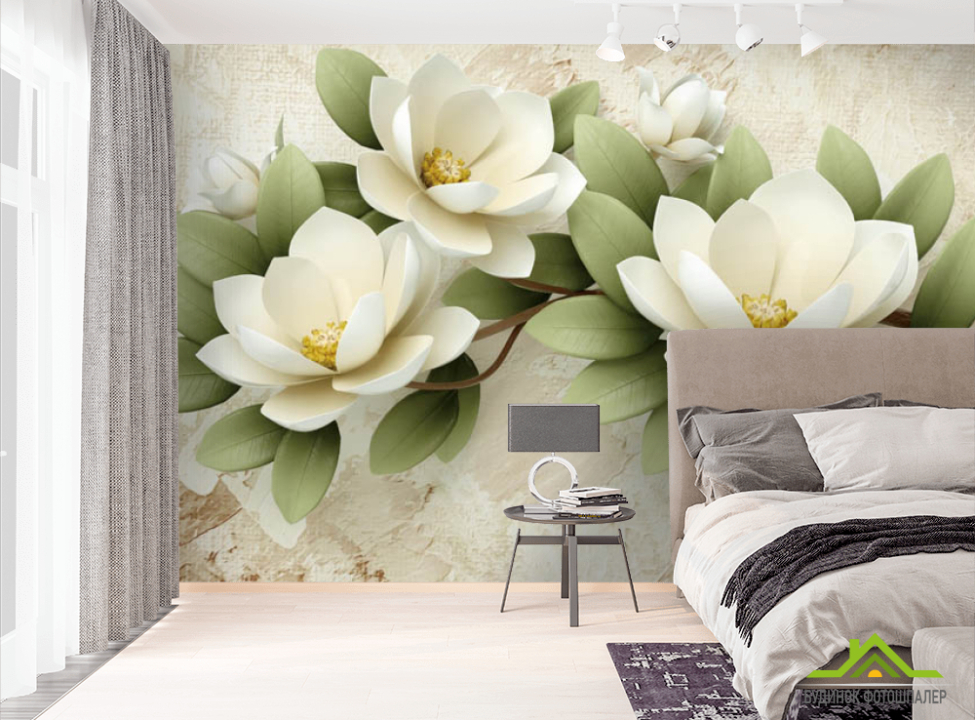 выбрать Фотошпалери 3D лотоси Фотошпалери Квіти на стіну
