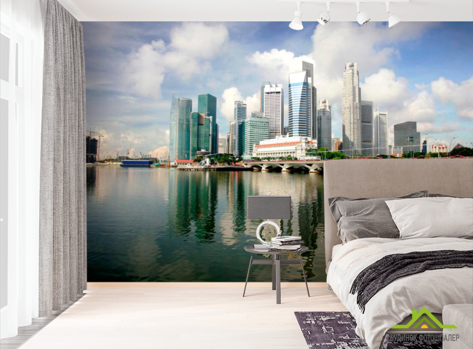 выбрать Фотошпалери Розмитий фон Чикаго Фотошпалери Місто на стіну