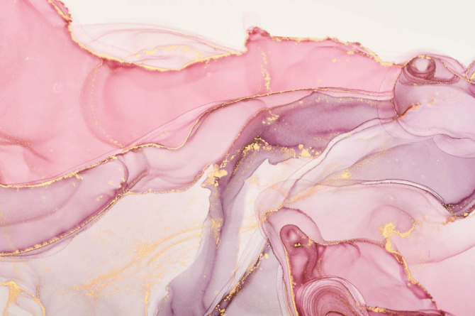 Фотошпалери Рожевий Fluid art