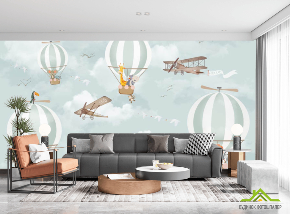 выбрать Фотошпалери повітряні кулі Фотошпалери різні на стіну