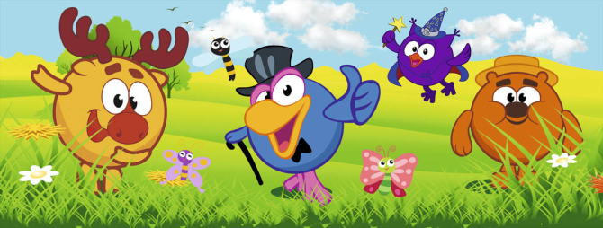 Фотошпалери Смішарики