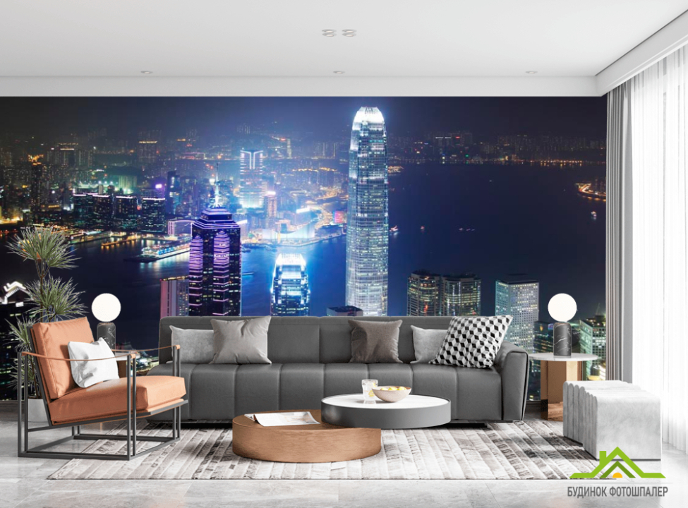 выбрать Фотообои Вид сверху, Гонконг Фотообои Гонконг на стену