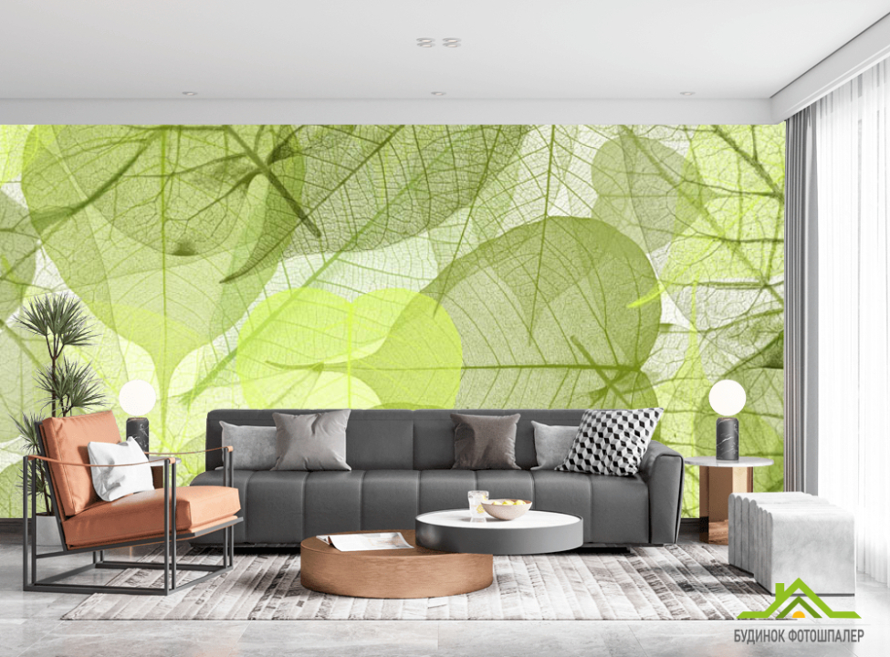 выбрать Фотошпалери листочки Фотошпалери різні на стіну