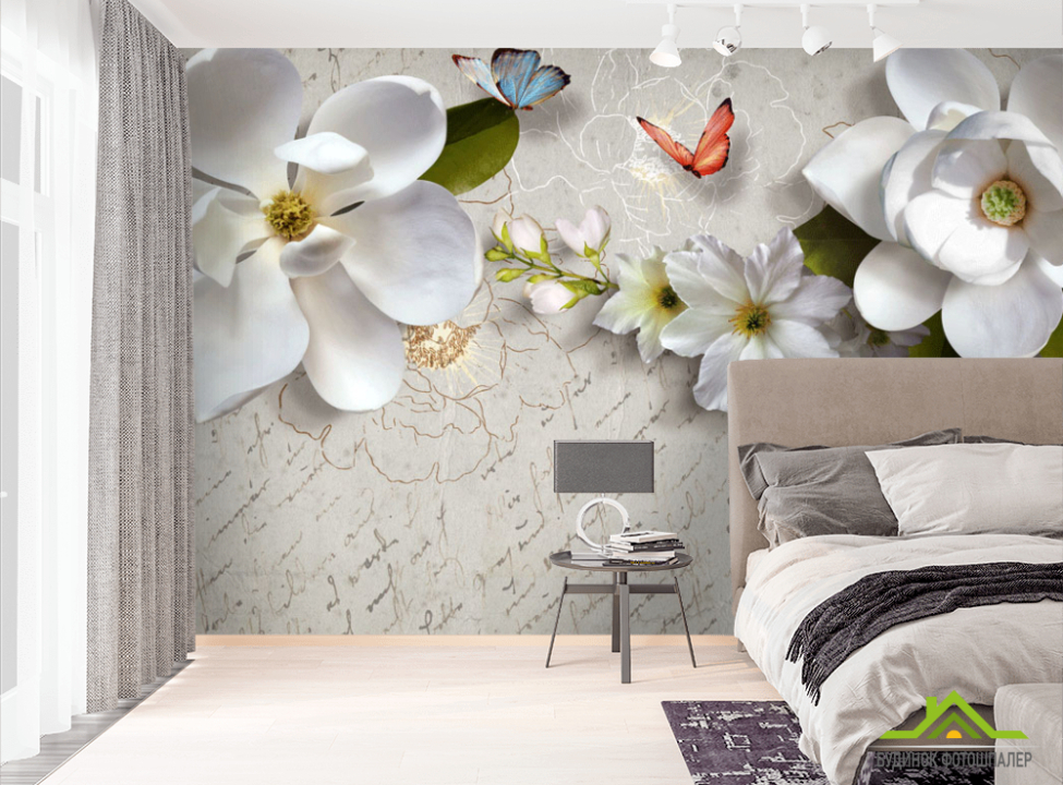 выбрать Фотообои 3Д магнолии Фотообои Цветы на стену