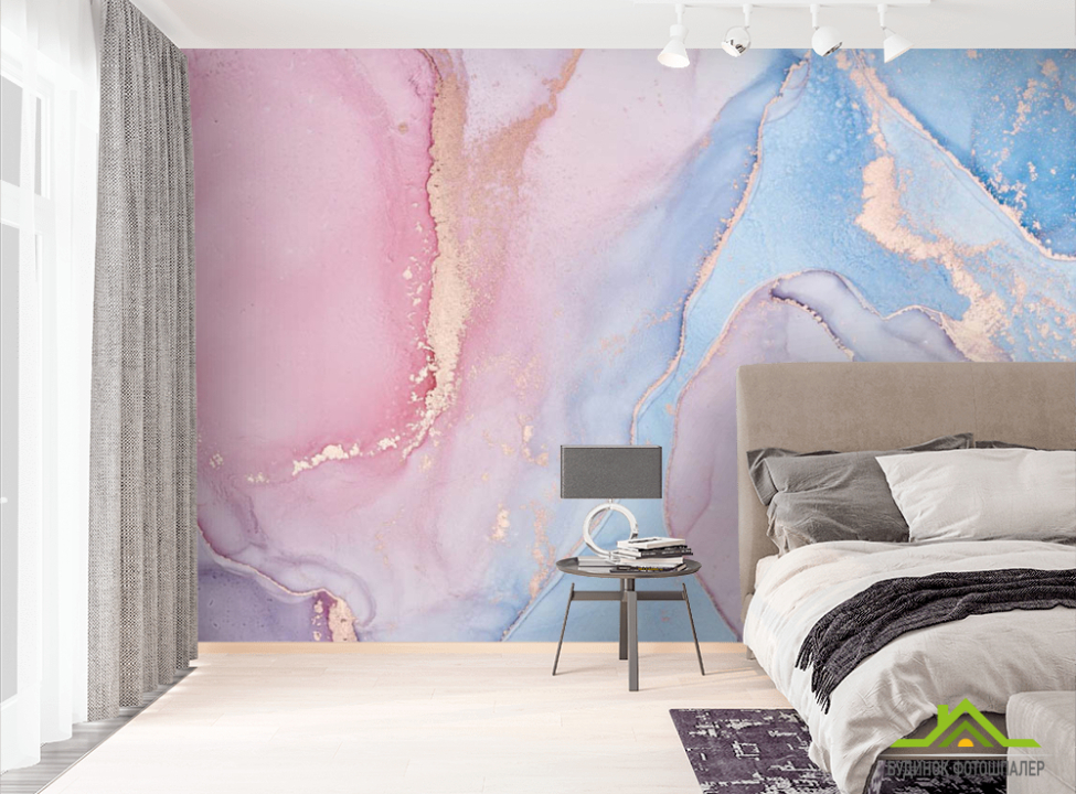 выбрать Фотошпалери рожевий флюїд арт Фотошпалери Fluid art на стіну