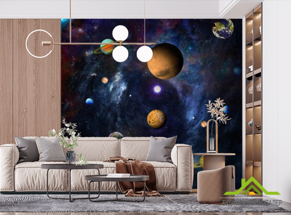 выбрать Фотошпалери Планети космос Фотошпалери Космос на стіну