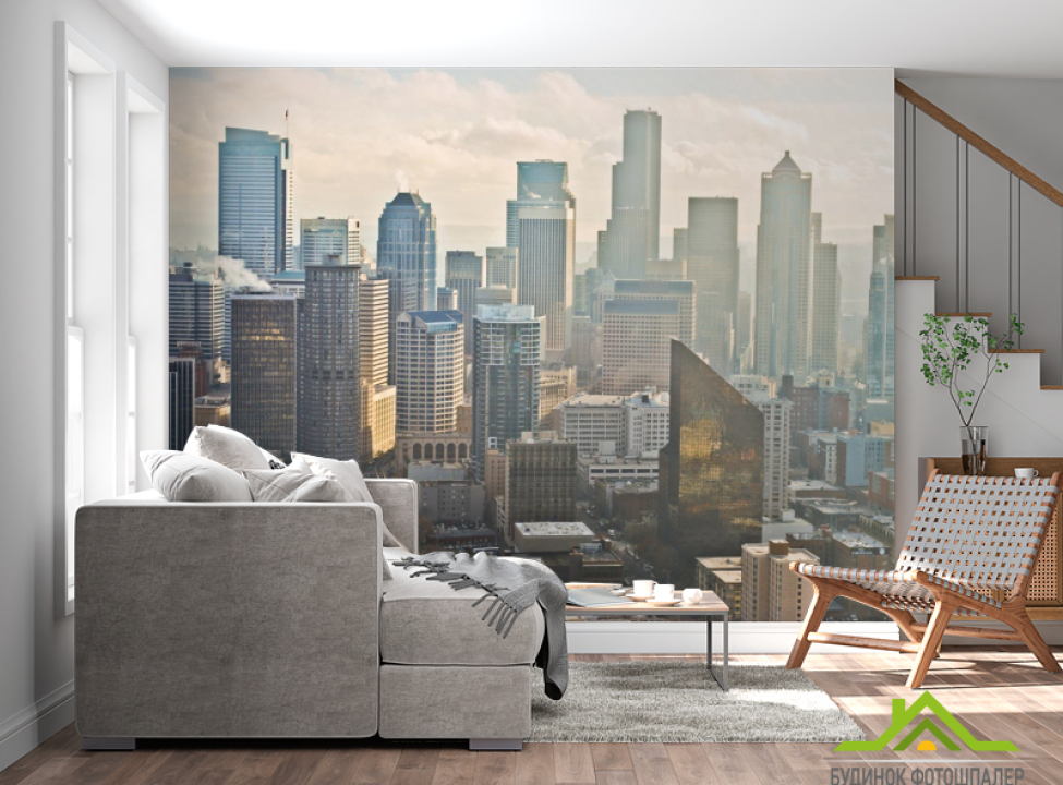выбрать Фотошпалери хмарочоси Фотошпалери Місто на стіну